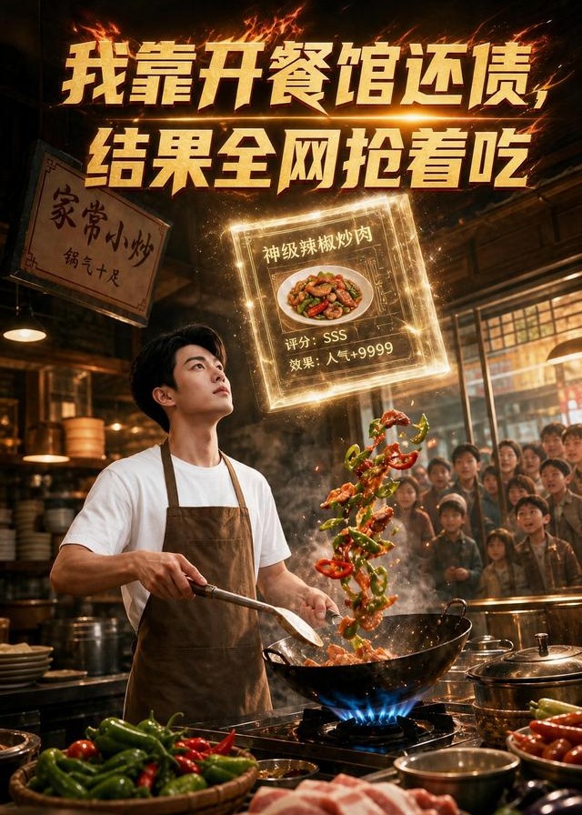 我靠开餐馆还债结果全网抢着吃-动漫合集
