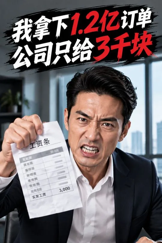我拿下1.2亿订单公司只给3千块-动漫合集