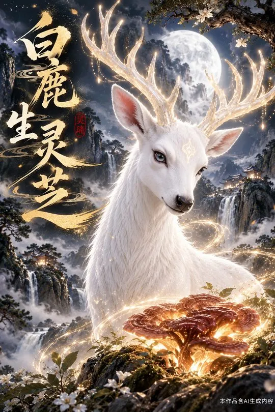 白鹿生灵芝-动漫合集
