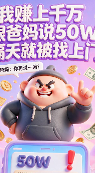 我赚上千万跟爸妈说50W隔天就被找上门-动漫合集海报