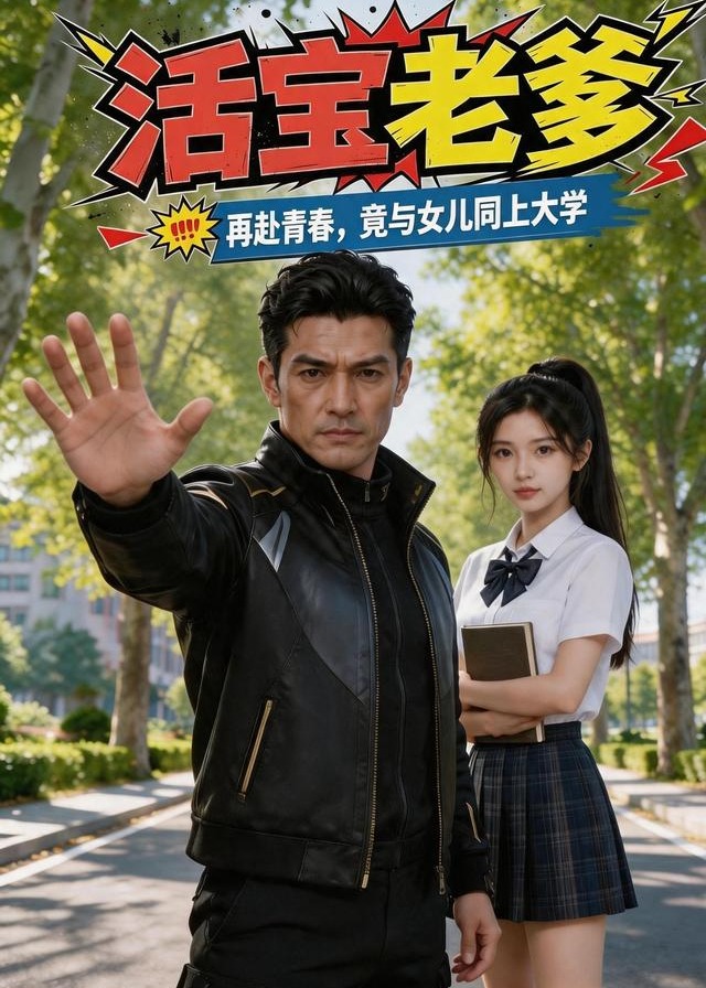 活宝老爹再赴青春竟与女儿同上大学-动漫合集