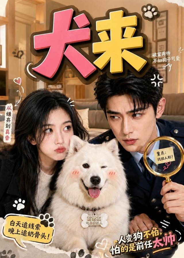犬来-现代甜蜜海报
