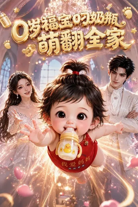 0岁福宝叼奶瓶萌翻全家-动漫合集