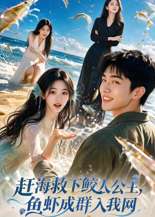 赶海救下鲛人公主鱼虾成群入我网-动漫合集