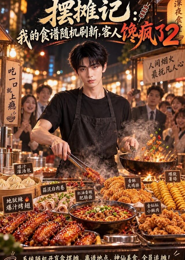 摆摊记我的食谱随机刷新客人馋疯了2-动漫合集