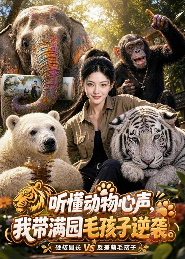 听懂动物心声我带满园毛孩子逆袭-动漫合集海报