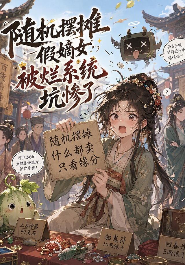 随机摆摊假嫡女被烂系统坑惨了-动漫合集海报