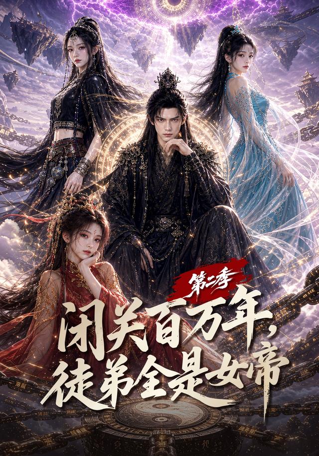 第二季闭关百万年徒弟全是女帝-动漫合集海报