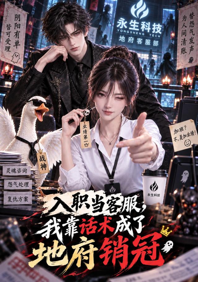 入职当客服我靠话术成了地府销冠-动漫合集海报