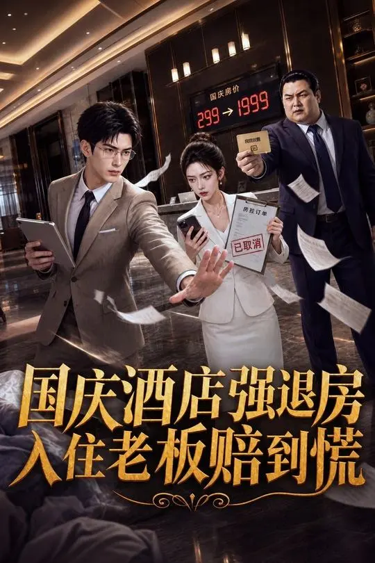 国庆酒店强退房入住老板赔到慌-动漫合集海报