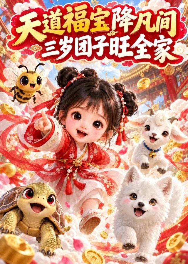天道福宝降凡间三岁团子旺全家-动漫合集