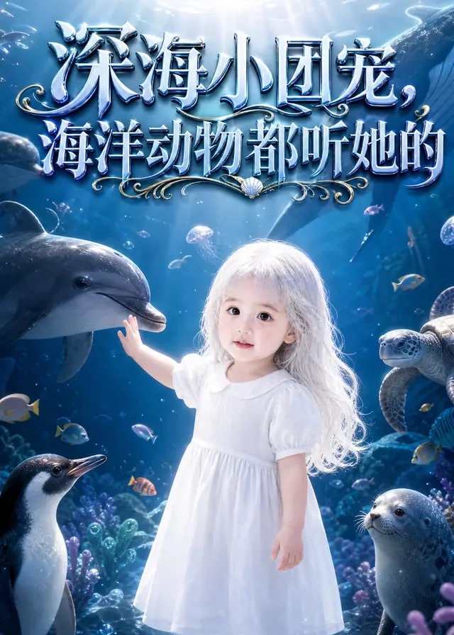 深海小团宠海洋动物都听她的-动漫合集