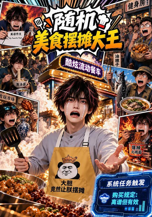 随机美食摆摊大王-动漫合集