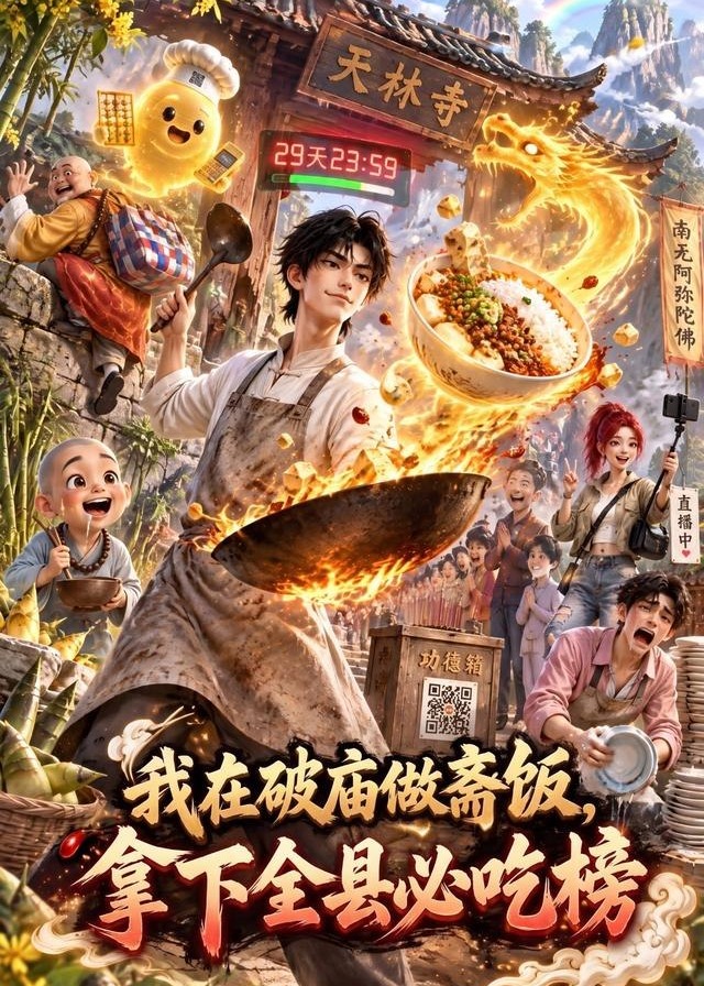 我在破庙做斋饭拿下全县必吃榜-动漫合集