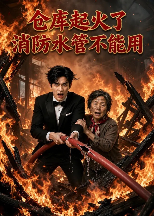 仓库起火了消防水管不能用-动漫合集