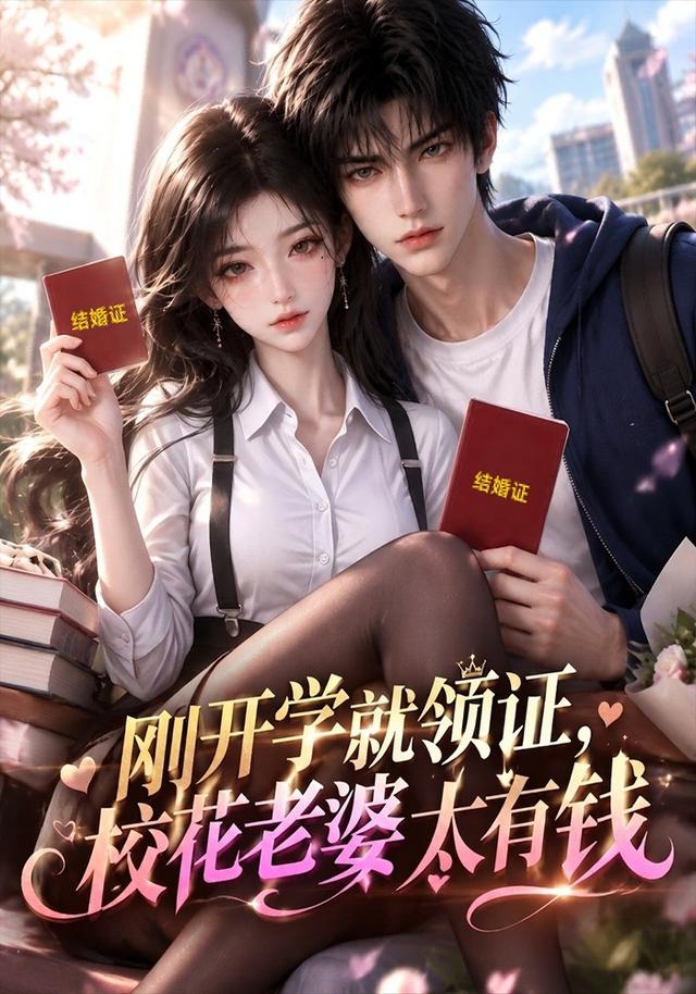 刚开学就领证校花老婆太有钱-动漫合集海报