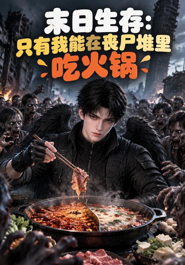末日生存只有我能在丧尸堆里吃火锅-动漫合集海报