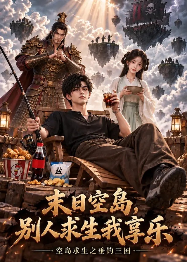 末日空岛别人求生我享乐-动漫合集海报