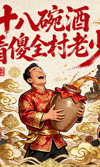 十八碗酒看傻全村老少-乡村家庭