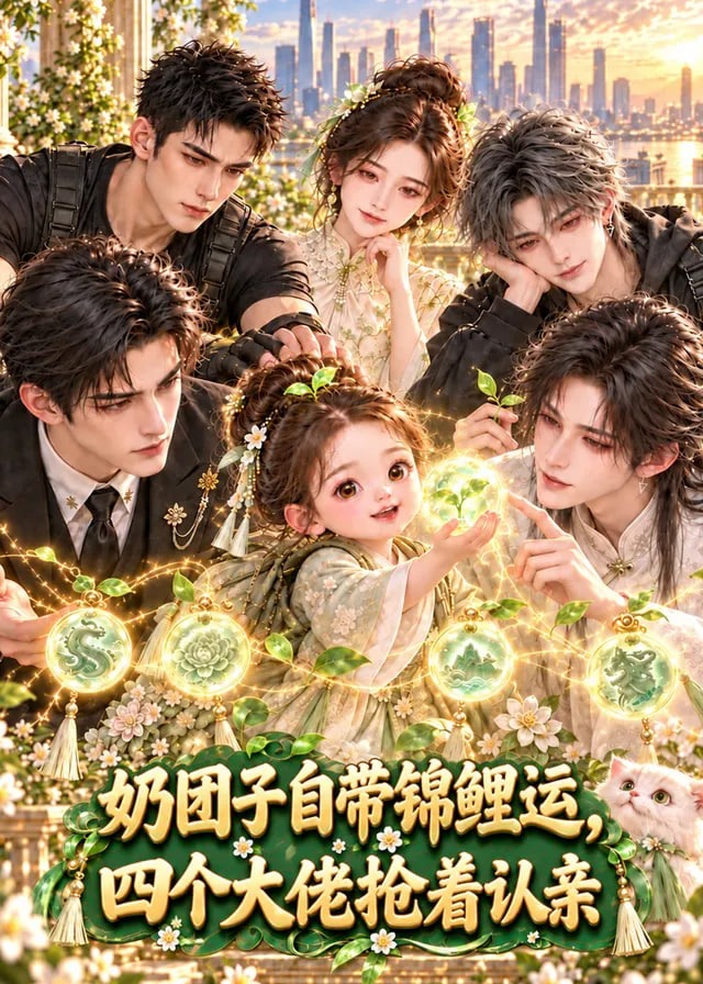 奶团子自带锦鲤运四个大佬抢着认亲-动漫合集
