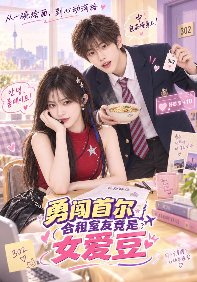 勇闯首尔合租室友竟是女爱豆-动漫合集