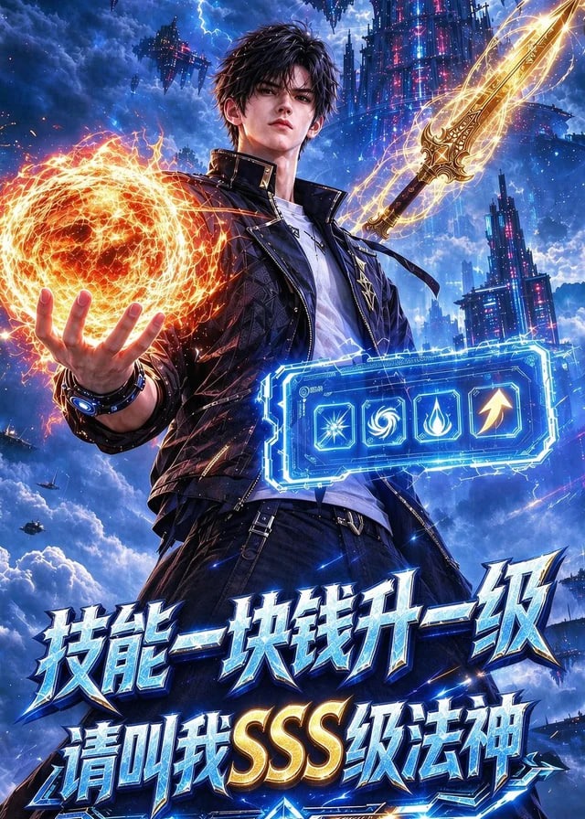 技能一块钱升一级请叫我SSS级法神-动漫合集
