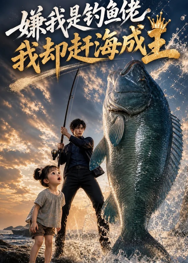 嫌我是钓鱼佬我却赶海成王-动漫合集海报