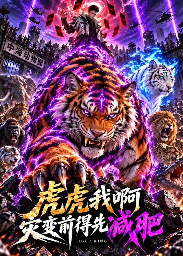 虎虎我啊灾变前得先减肥-动漫合集海报