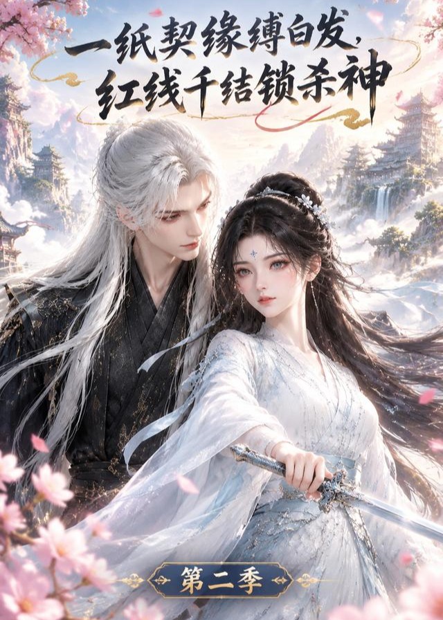 第二季一纸契缘缚白发红线千结锁杀神-动漫合集