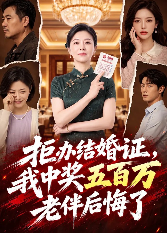 拒办结婚证我中奖五百万老伴后悔了-动漫合集海报