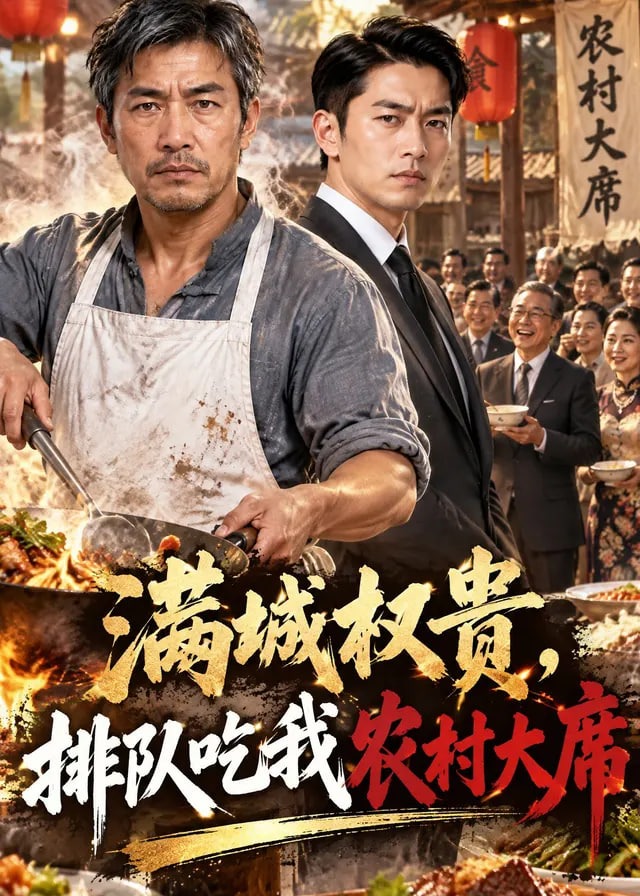 满城权贵排队吃我农村大席-动漫合集海报