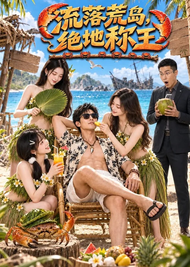 流落荒岛绝地称王-动漫合集海报