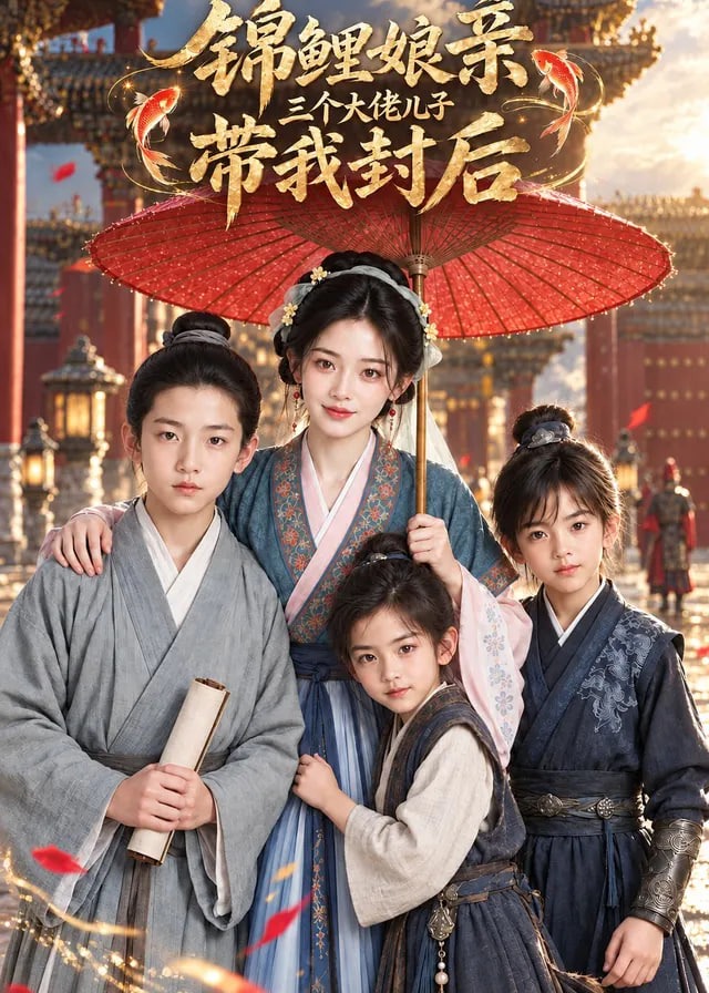 锦鲤娘亲三个大佬儿子带我封后-动漫合集