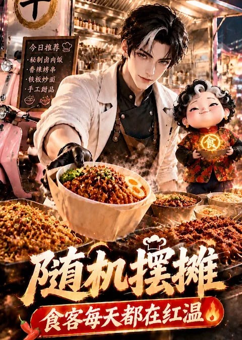随机摆摊食客每天都在红温-动漫合集海报