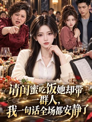 请闺蜜吃饭她却带一群人我一句话全场安静了-动漫合集海报