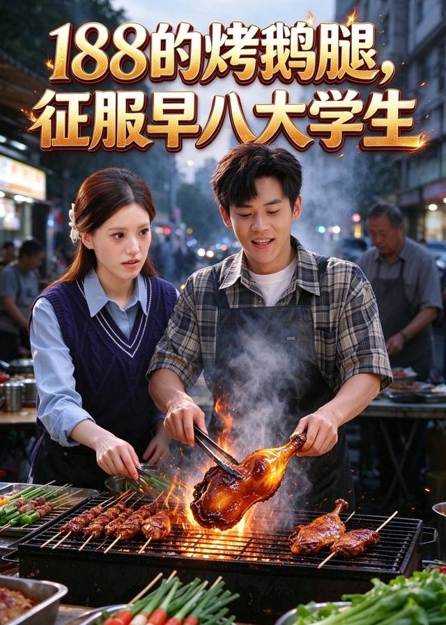 188的烤鹅腿征服早八大学生-都市日常海报