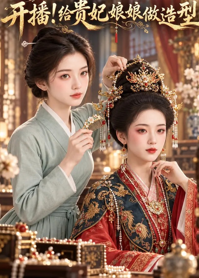 开播给贵妃娘娘做造型-动漫合集