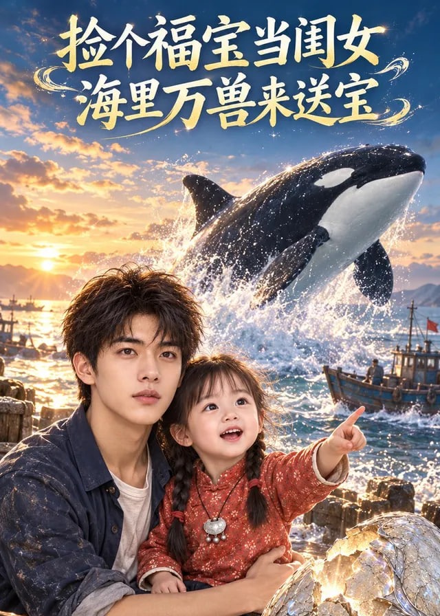 捡个福宝当闺女海里万兽来送宝-动漫合集海报