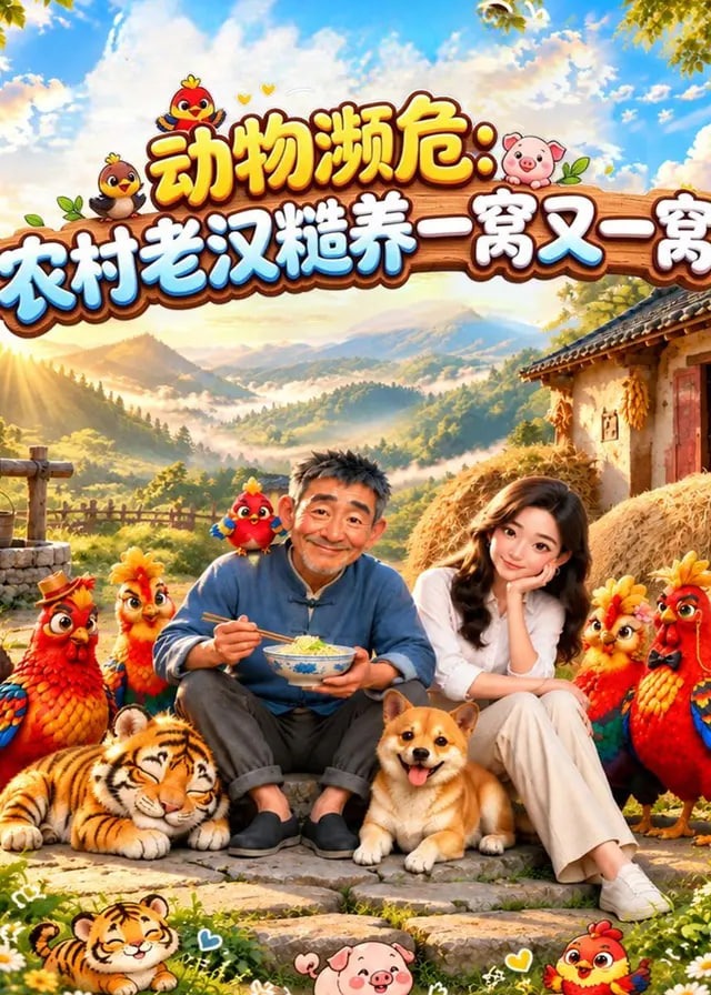 动物濒危农村老汉糙养一窝又一窝-动漫合集海报