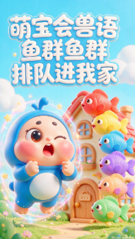 萌宝会兽语鱼群排队进我家-动漫合集